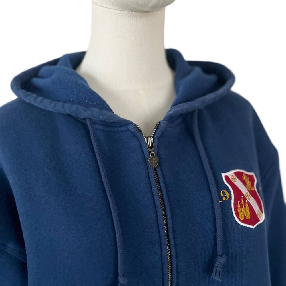 Walt Disney World Hoodie Embroidered 1971 Crest Blue Size M - Picture 6 of 12